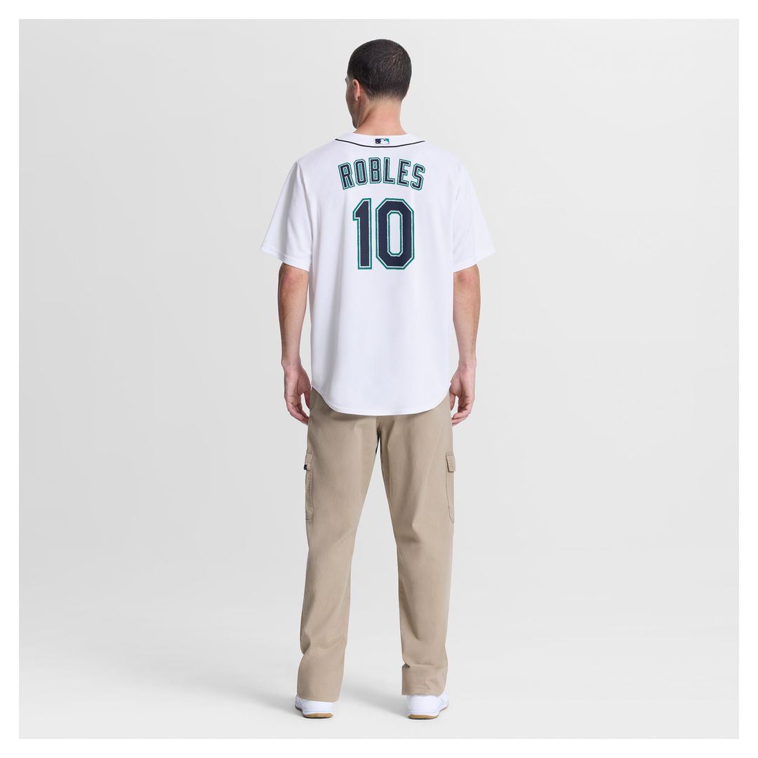 Men's Seattle Mariners Victor Robles Nike White Home Replica Jersey
