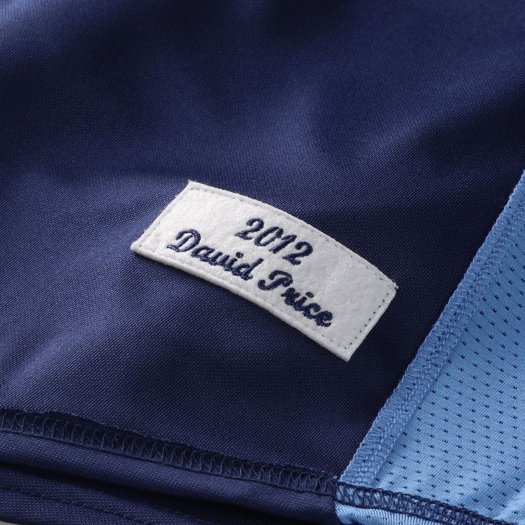 Men's Tampa Bay Rays David Price Mitchell & Ness Blue Authentic Batting Practice Jersey