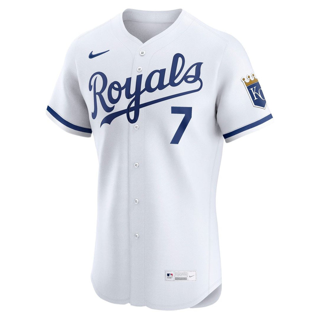Men's Kansas City Royals Bobby Witt Jr. Nike Royal Alternate 2 Elite Player Jersey