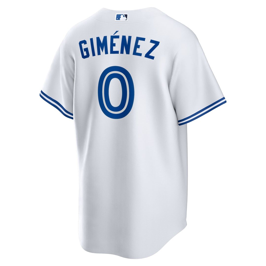 Men's Toronto Blue Jays Andres Gimenez Nike White Home Replica Jersey