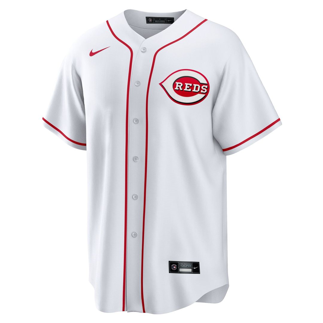 Men's Cincinnati Reds TJ Friedl Nike White Home Replica Jersey