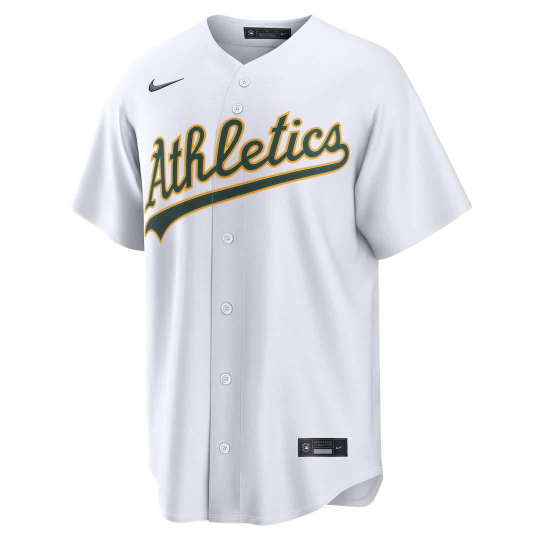 Men's Athletics Nick Kurtz Nike White Home Replica Jersey