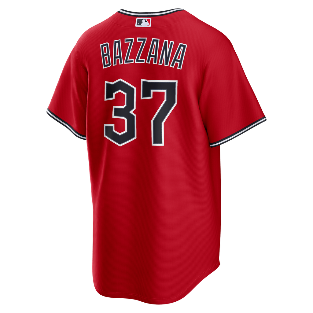 Men's Cleveland Guardians Travis Bazzana Nike Red Alternate Replica Jersey