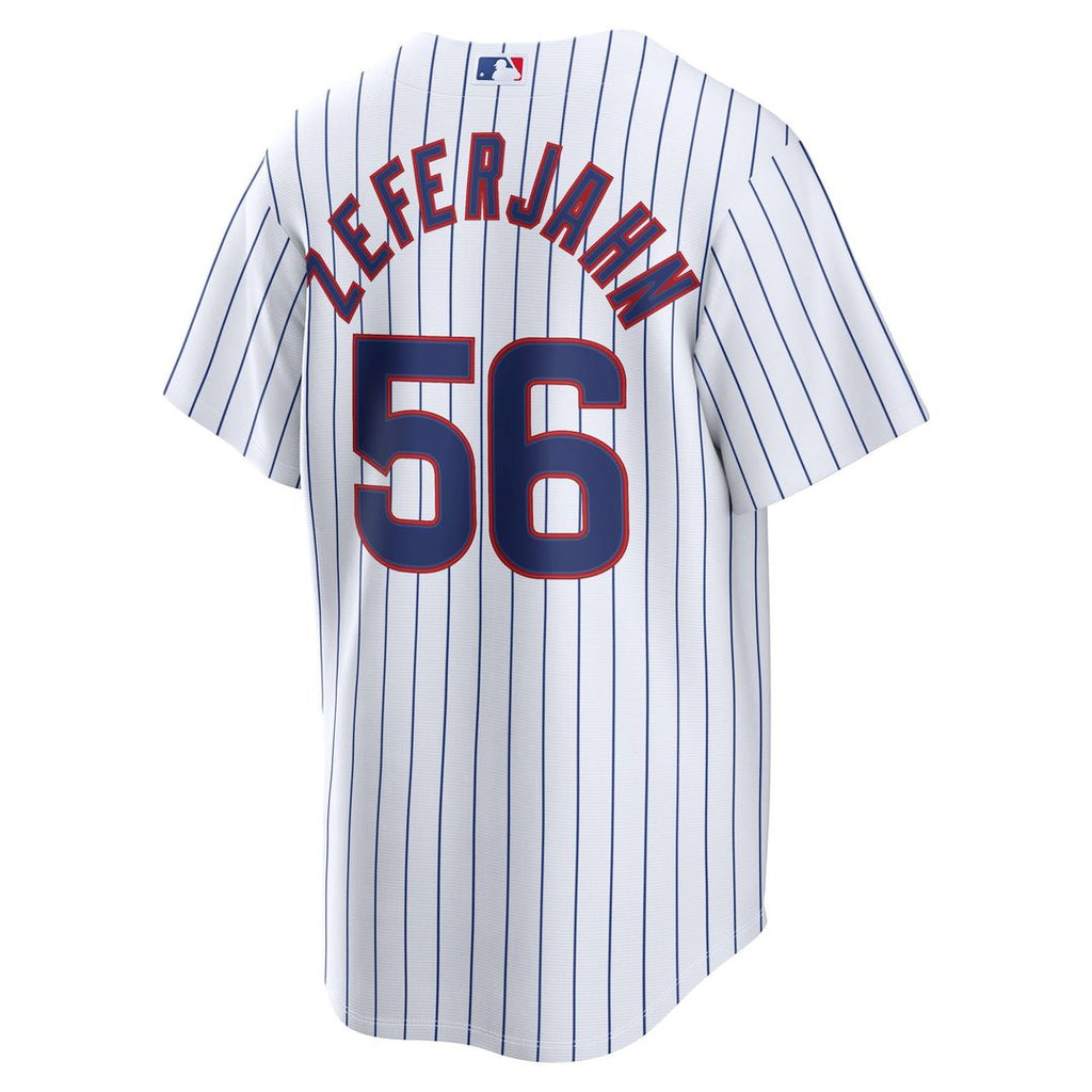 Men's Chicago Cubs Ryan Zeferjahn Nike White Home Replica Jersey