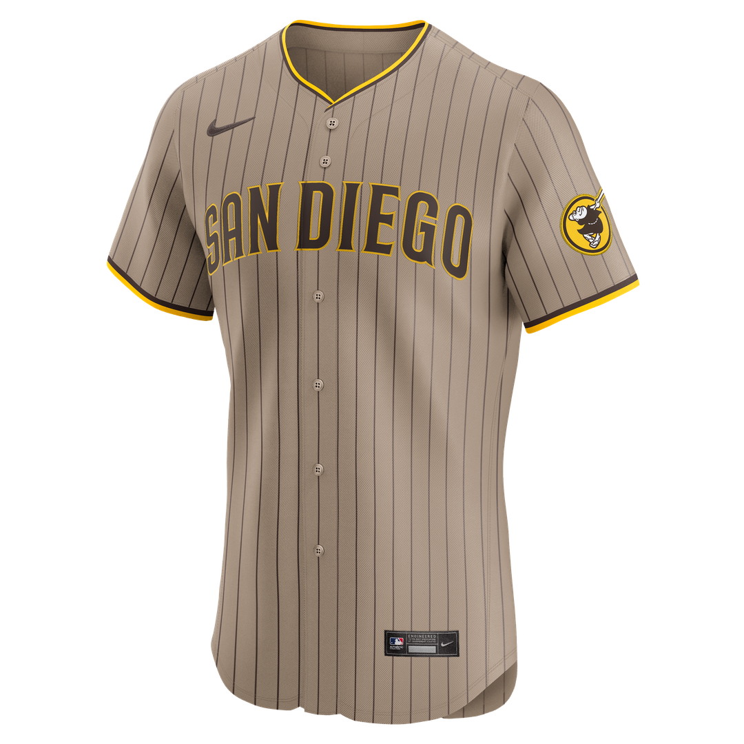 Men's San Diego Padres Fernando Tatis Jr. Nike Sand Alternate Elite Player Jersey
