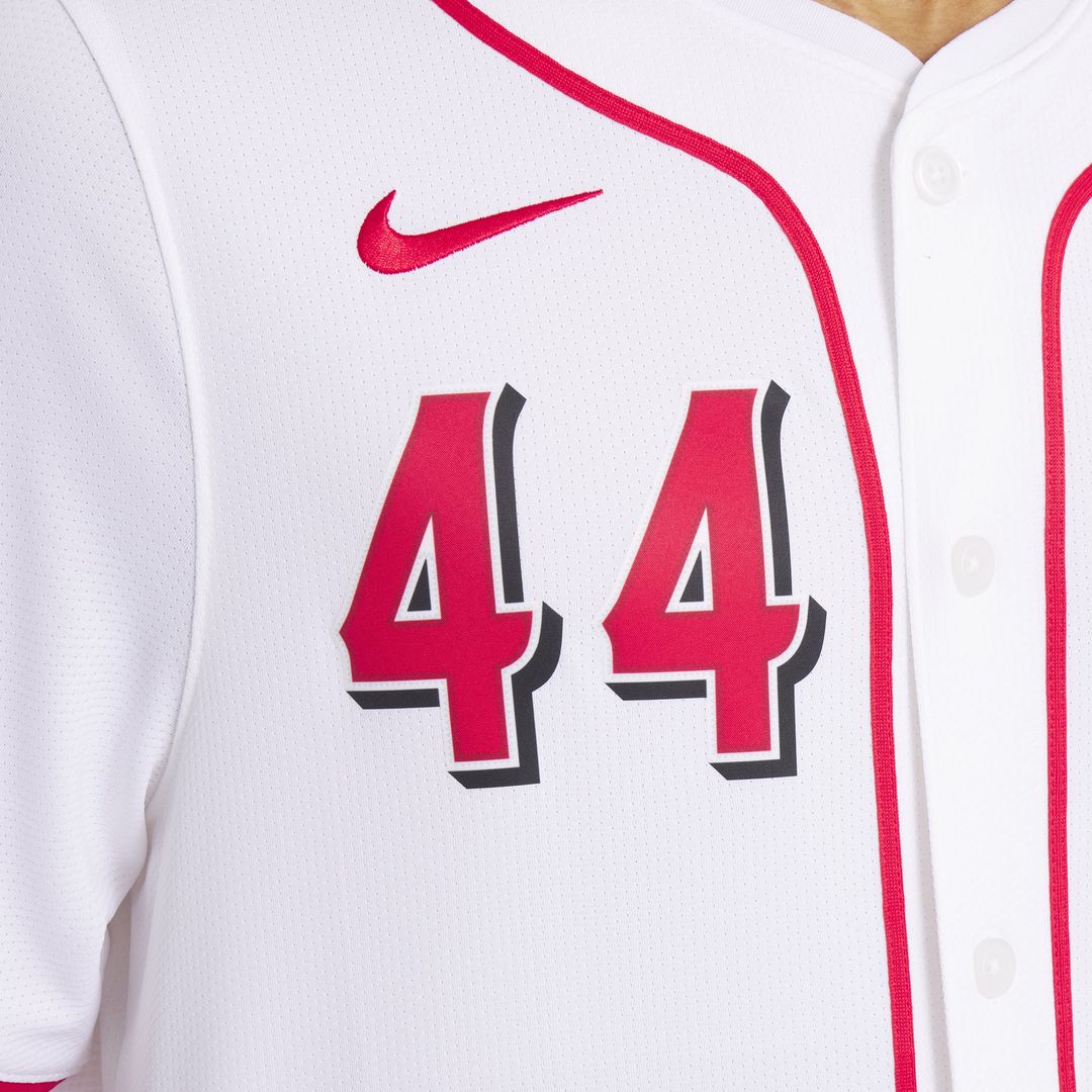 Men's Cincinnati Reds Elly De La Cruz Nike White Home Limited Player Jersey