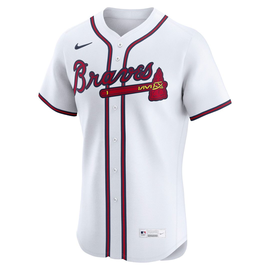Men's Atlanta Braves Nike Navy Alternate Elite Jersey