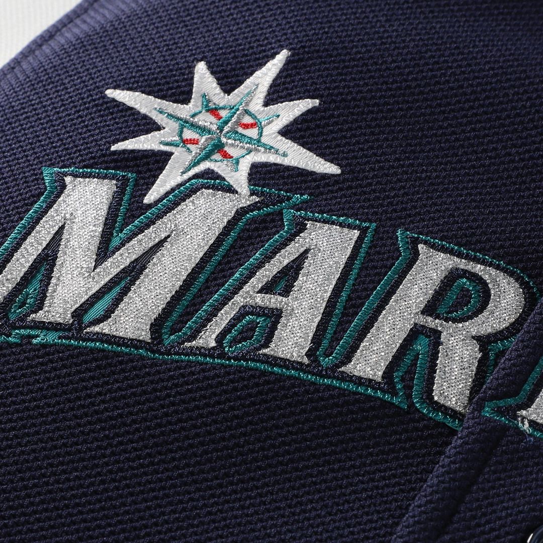 Men's Seattle Mariners Felix Hernandez Mitchell & Ness Navy Cooperstown Collection Batting Practice Jersey