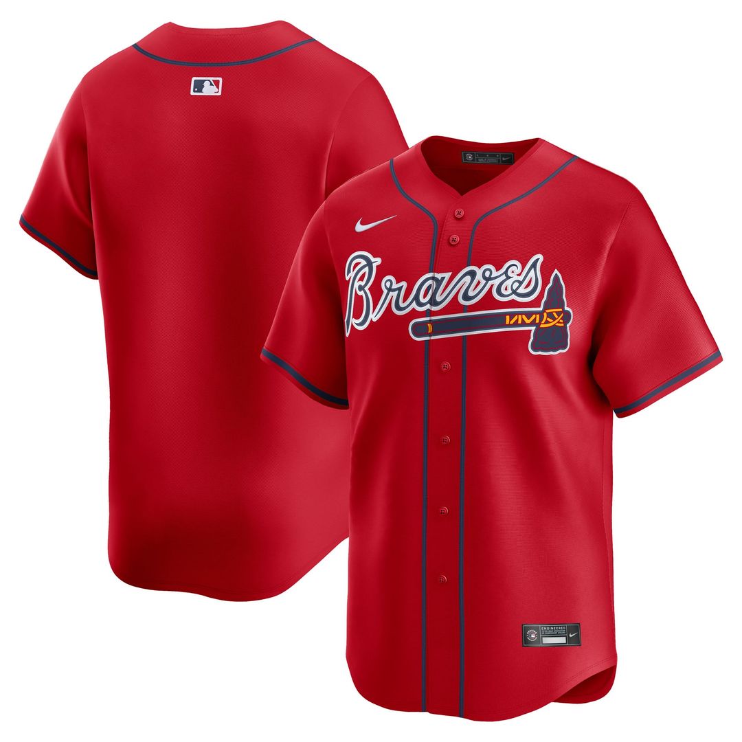 Men's Atlanta Braves Nike White Home Limited Jersey