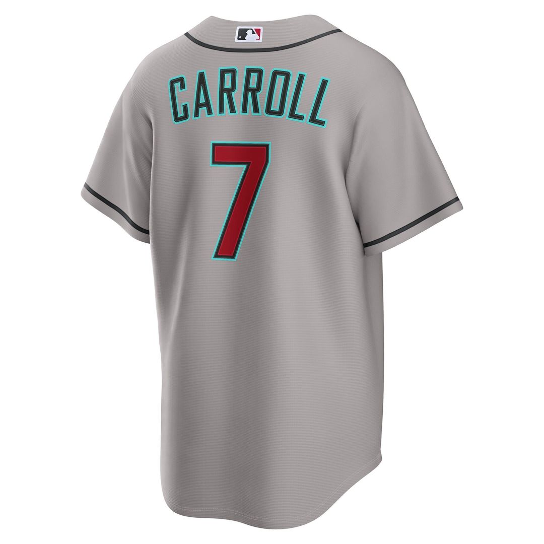 Men's Arizona Diamondbacks Corbin Carroll Nike Crimson Alternate 2 Replica Jersey