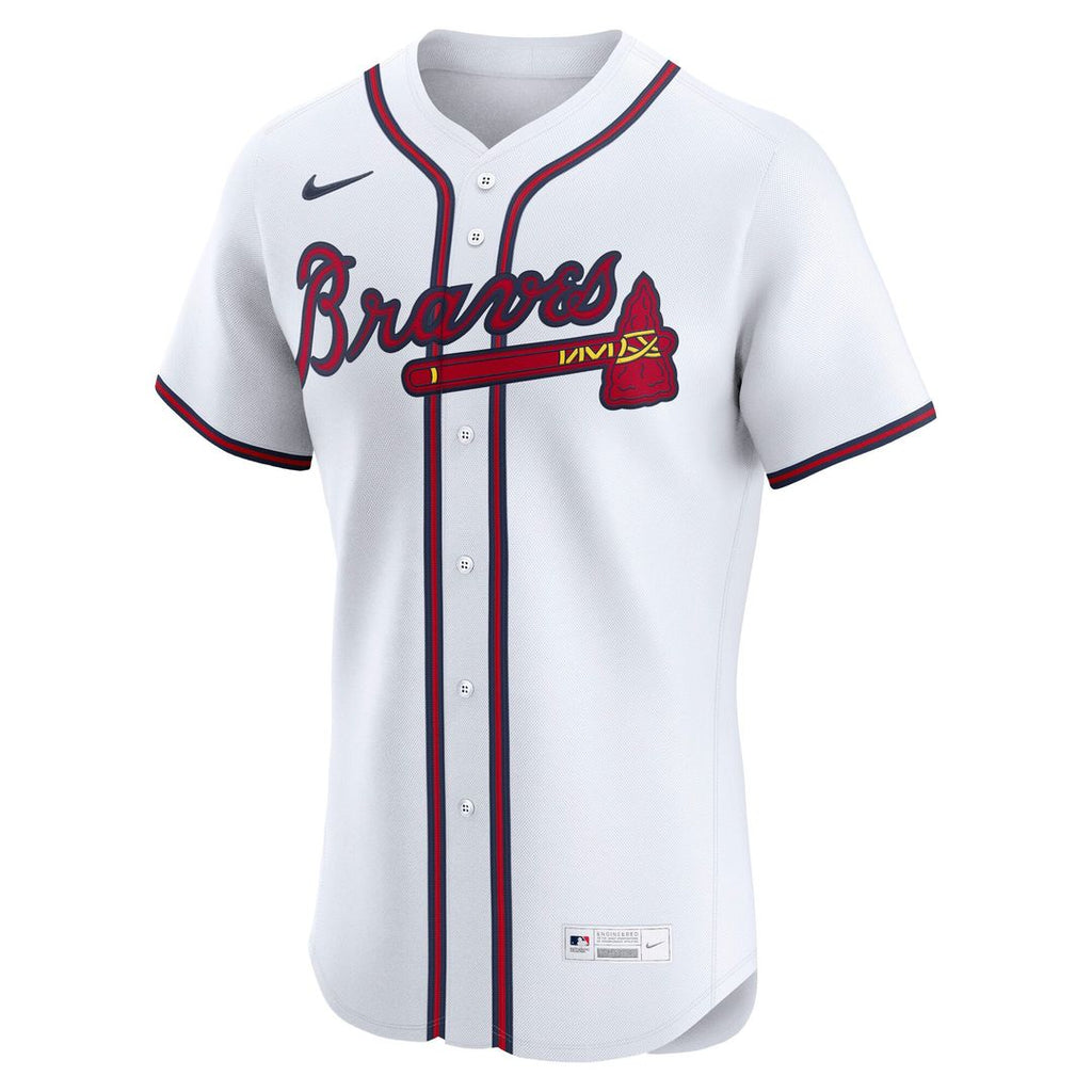 Men's Atlanta Braves Nike White Home Elite Jersey