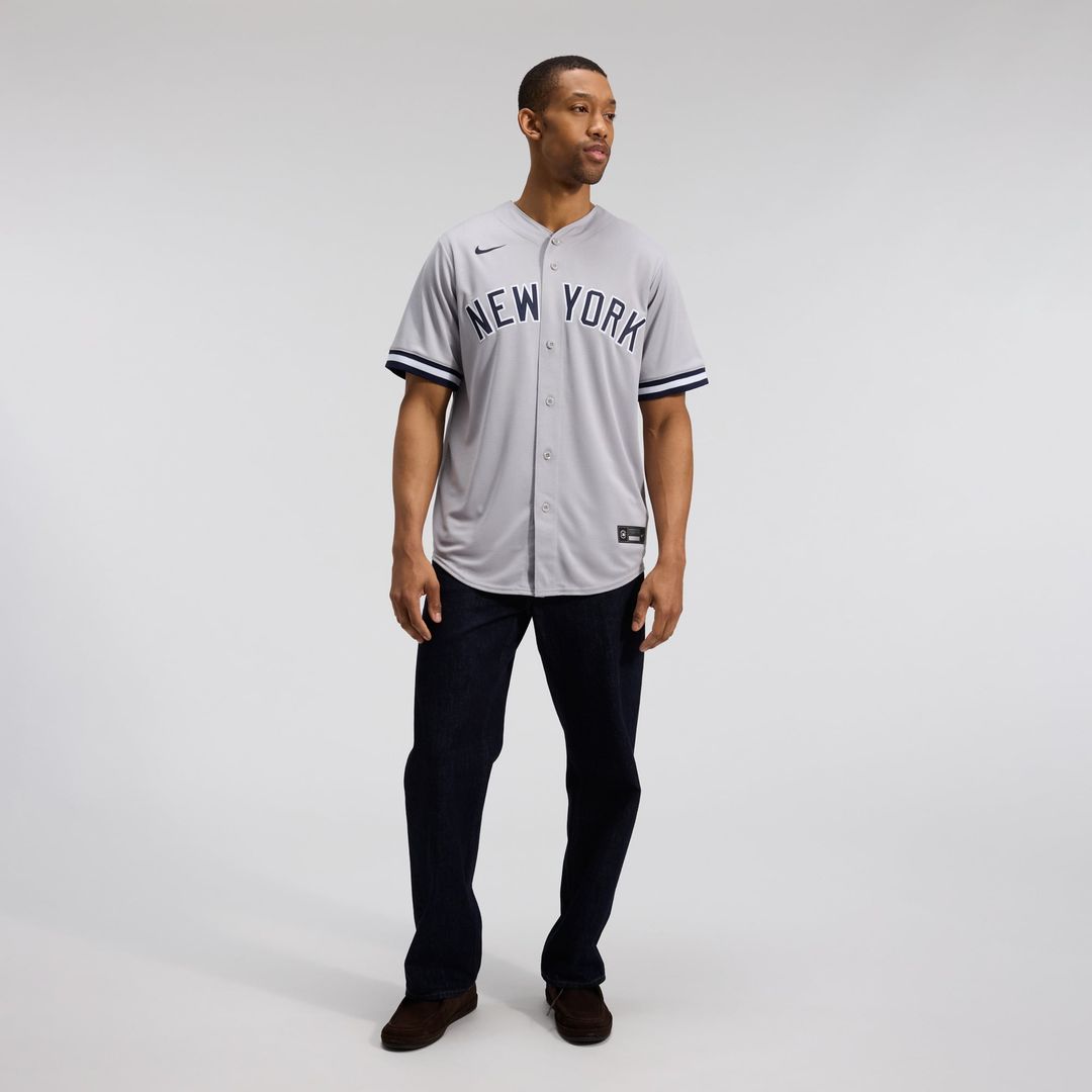 Men's New York Yankees Anthony Volpe Nike Gray Road Replica Jersey