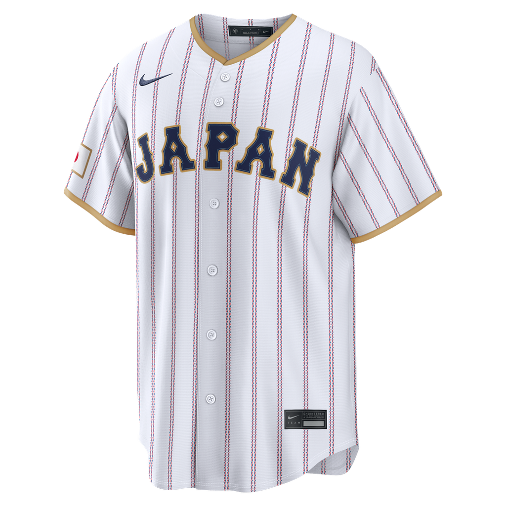 Men's Japan Baseball Yoshinobu Yamamoto Nike White 2026 World Baseball Classic Home Stadium Jersey