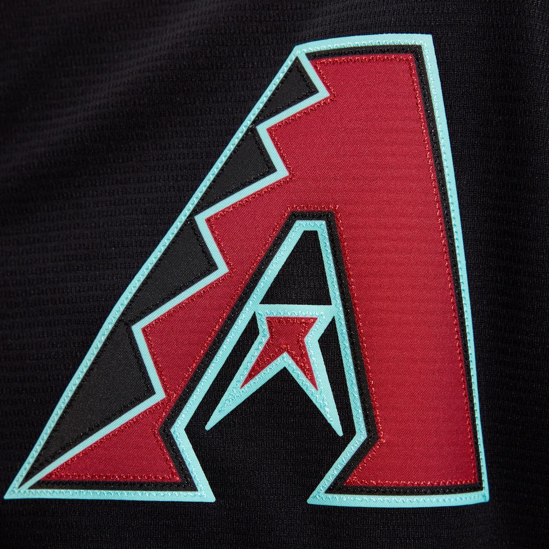 Men's Arizona Diamondbacks Corbin Carroll Nike Black Alternate Replica Jersey