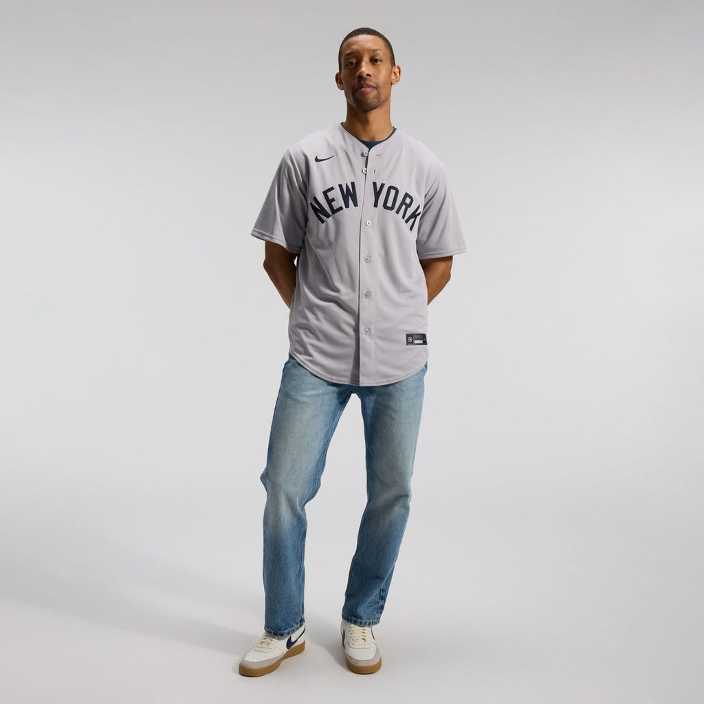 Men's  New York Yankees Gerrit Cole Nike Gray Road Replica Jersey