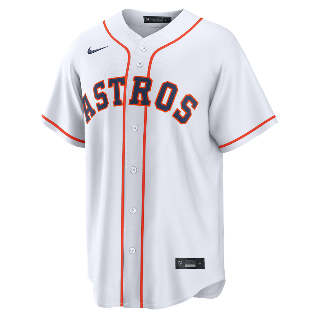 Men's Houston Astros  Nike White Home Replica Jersey