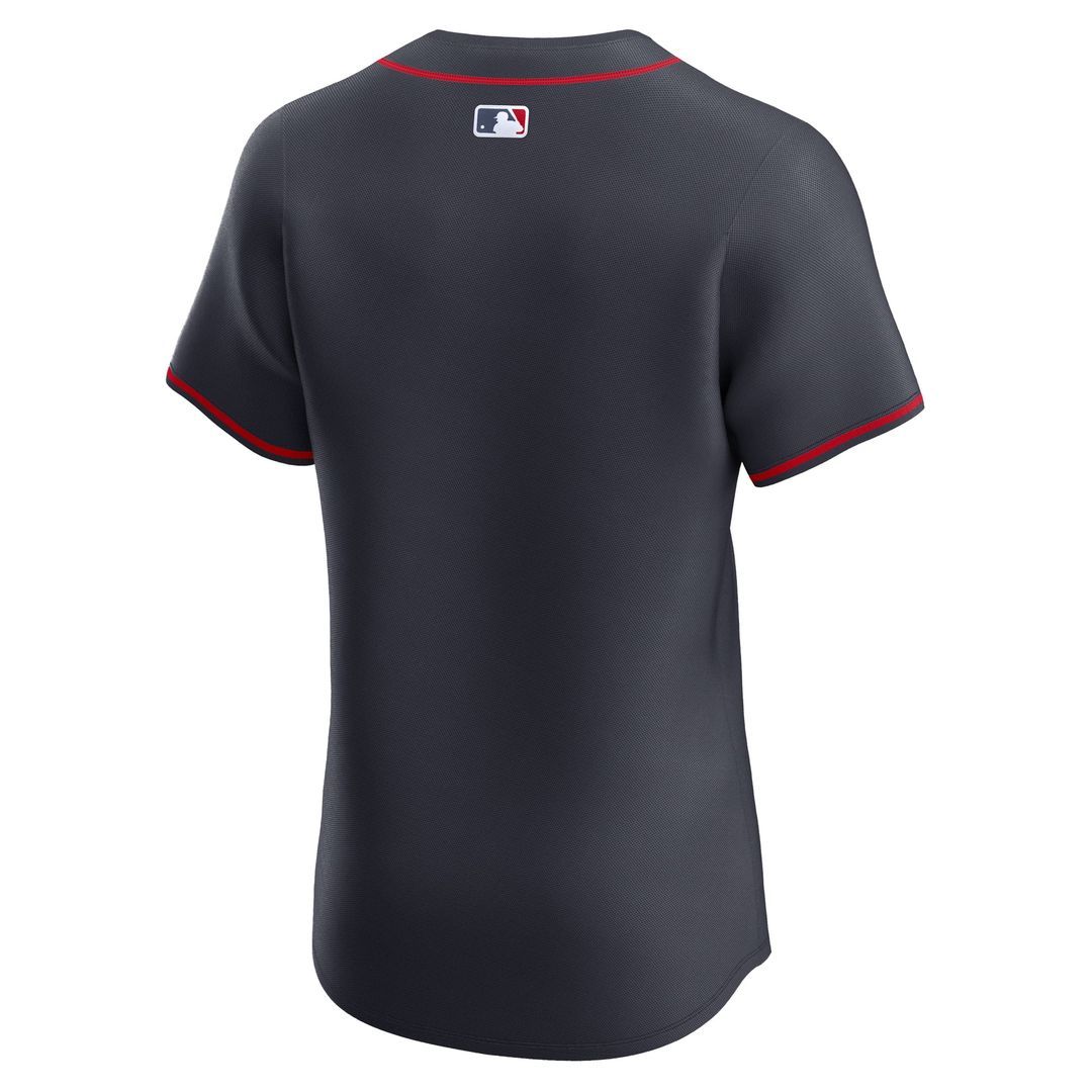 Men's Atlanta Braves Nike Navy Alternate Elite Jersey