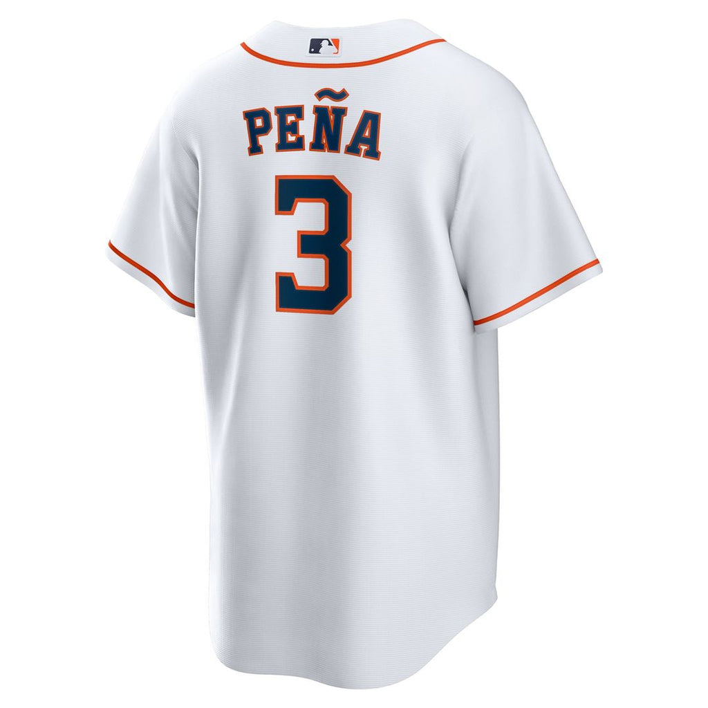 Men's Houston Astros Jeremy Peña Nike White Home Replica Jersey
