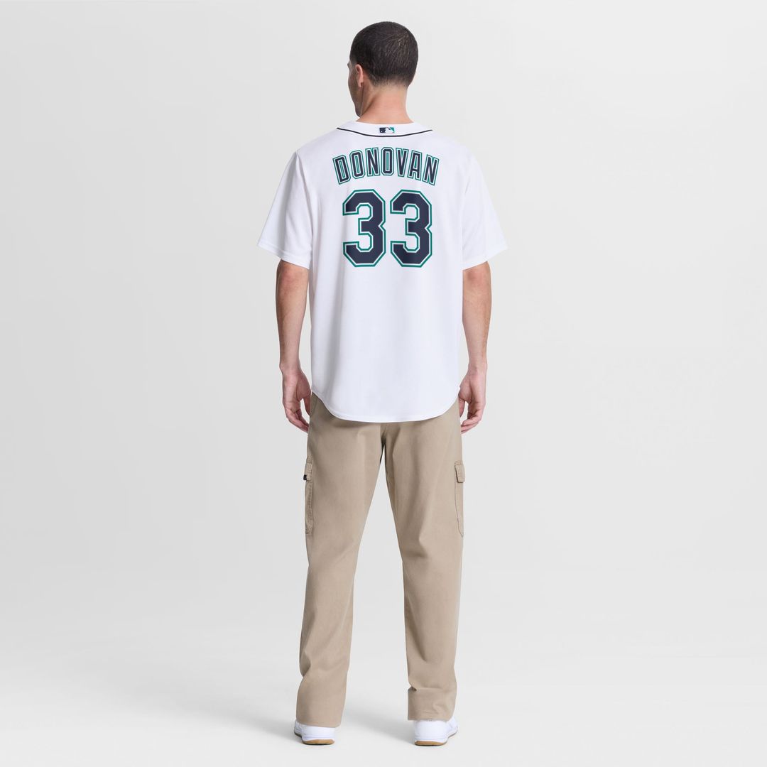 Men's Seattle Mariners Brendan Donovan Nike White Home Replica Jersey