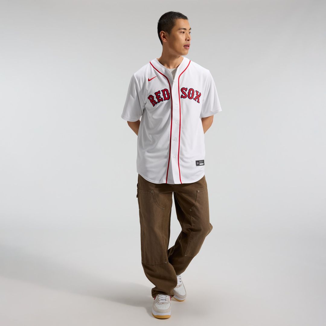 Men's Boston Red Sox Roman Anthony Nike White Home Replica Jersey