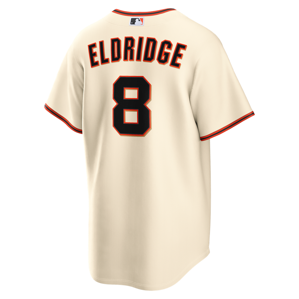 Men's San Francisco Giants Bryce Eldridge Nike Cream Home Replica Jersey