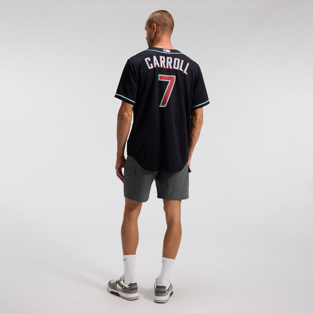 Men's Arizona Diamondbacks Corbin Carroll Nike Crimson Alternate 2 Replica Jersey