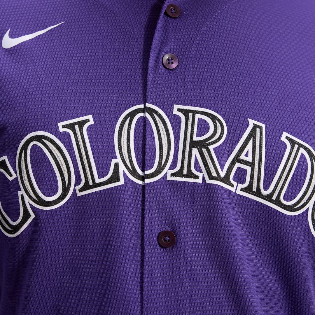 Men's Colorado Rockies Nike White Home Replica Team Jersey