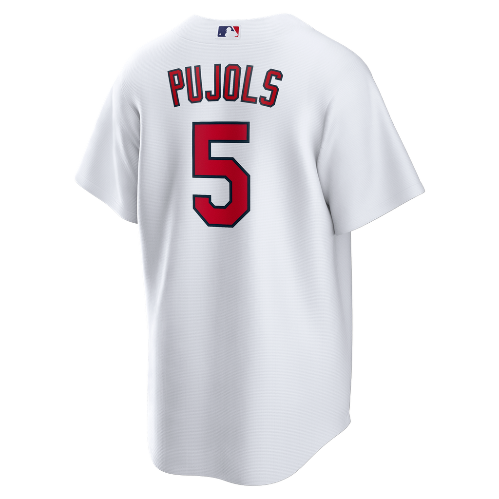 Men's St. Louis Cardinals Albert Pujols Nike White Home Retired Player Replica Jersey