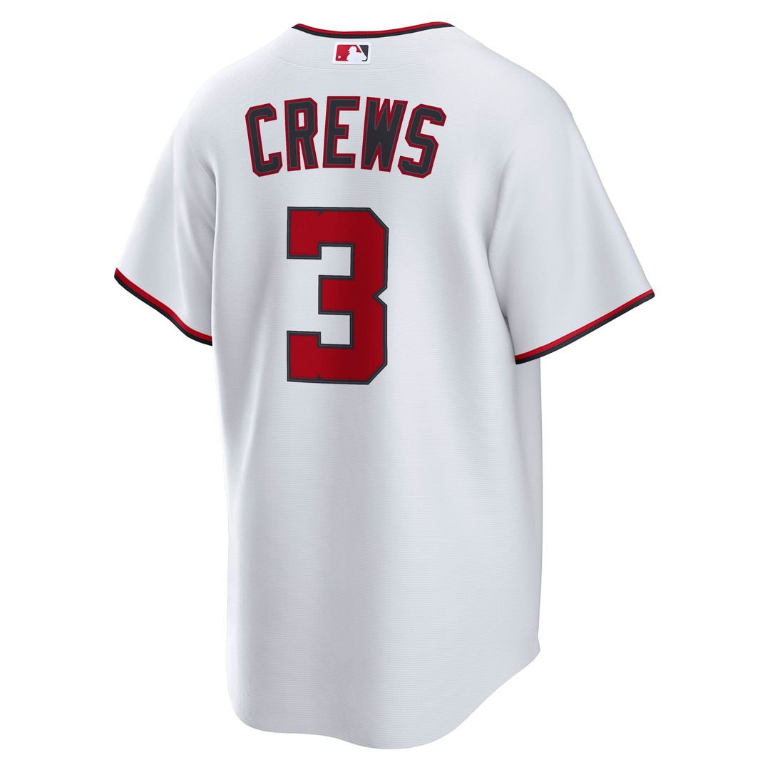 Men's  Washington Nationals Dylan Crews Nike White Home Replica Jersey
