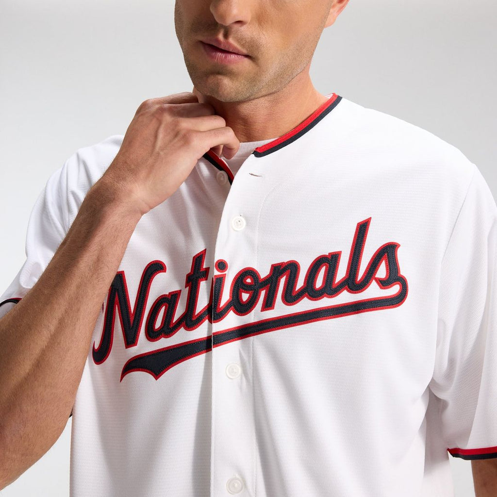Men's  Washington Nationals CJ Abrams Nike White Home Replica Jersey