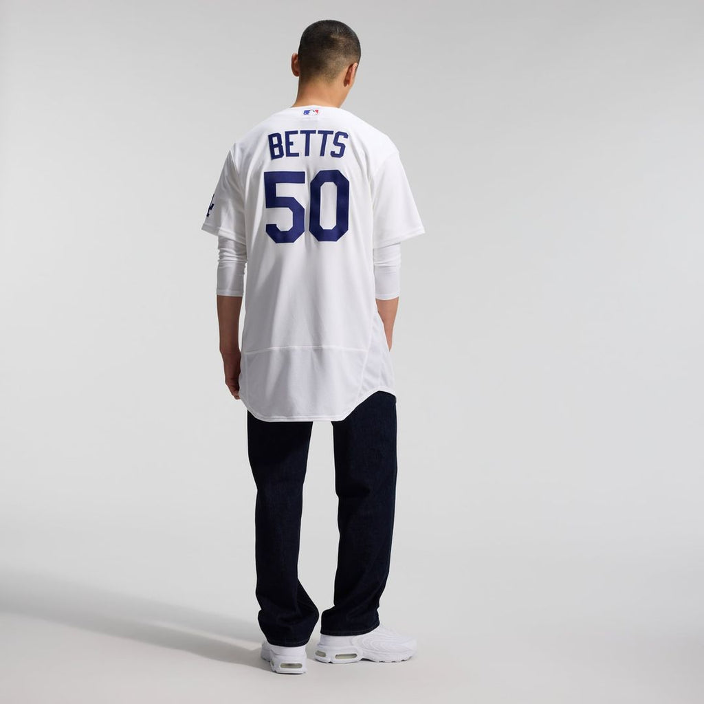 Men's Los Angeles Dodgers Mookie Betts Nike White Home Authentic Jersey