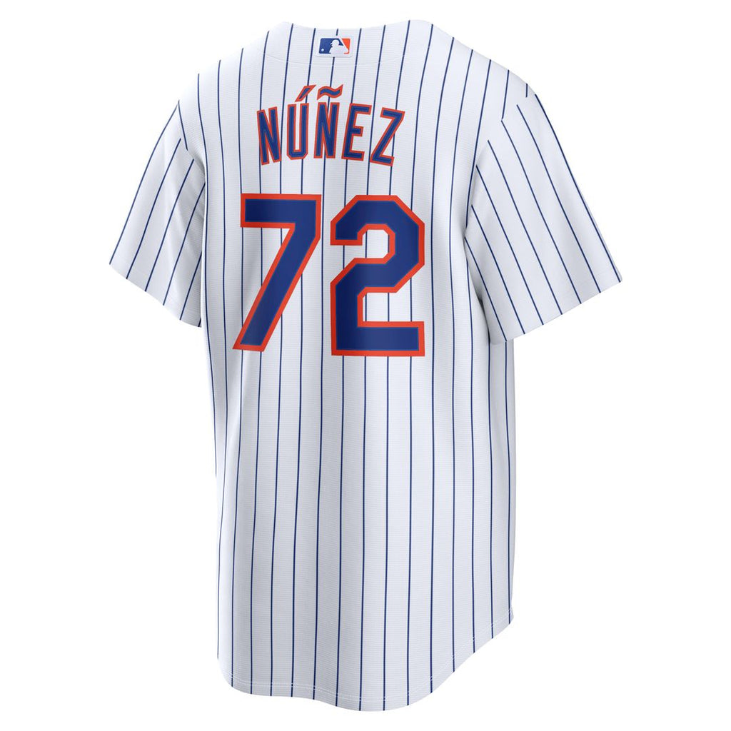 Men's New York Mets Dedniel Núñez Nike White Home Replica Jersey