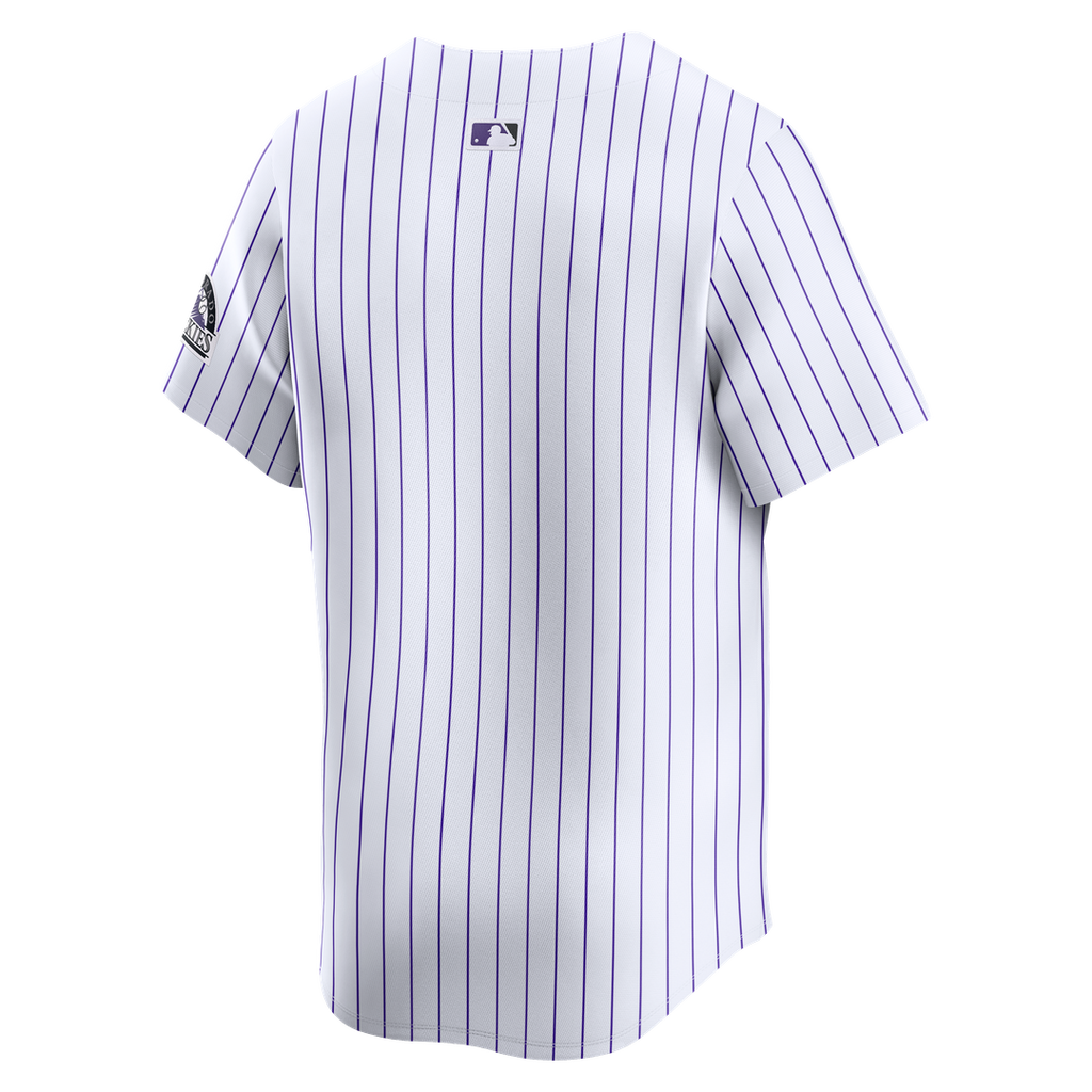 Men's Colorado Rockies Nike White Home Limited Jersey
