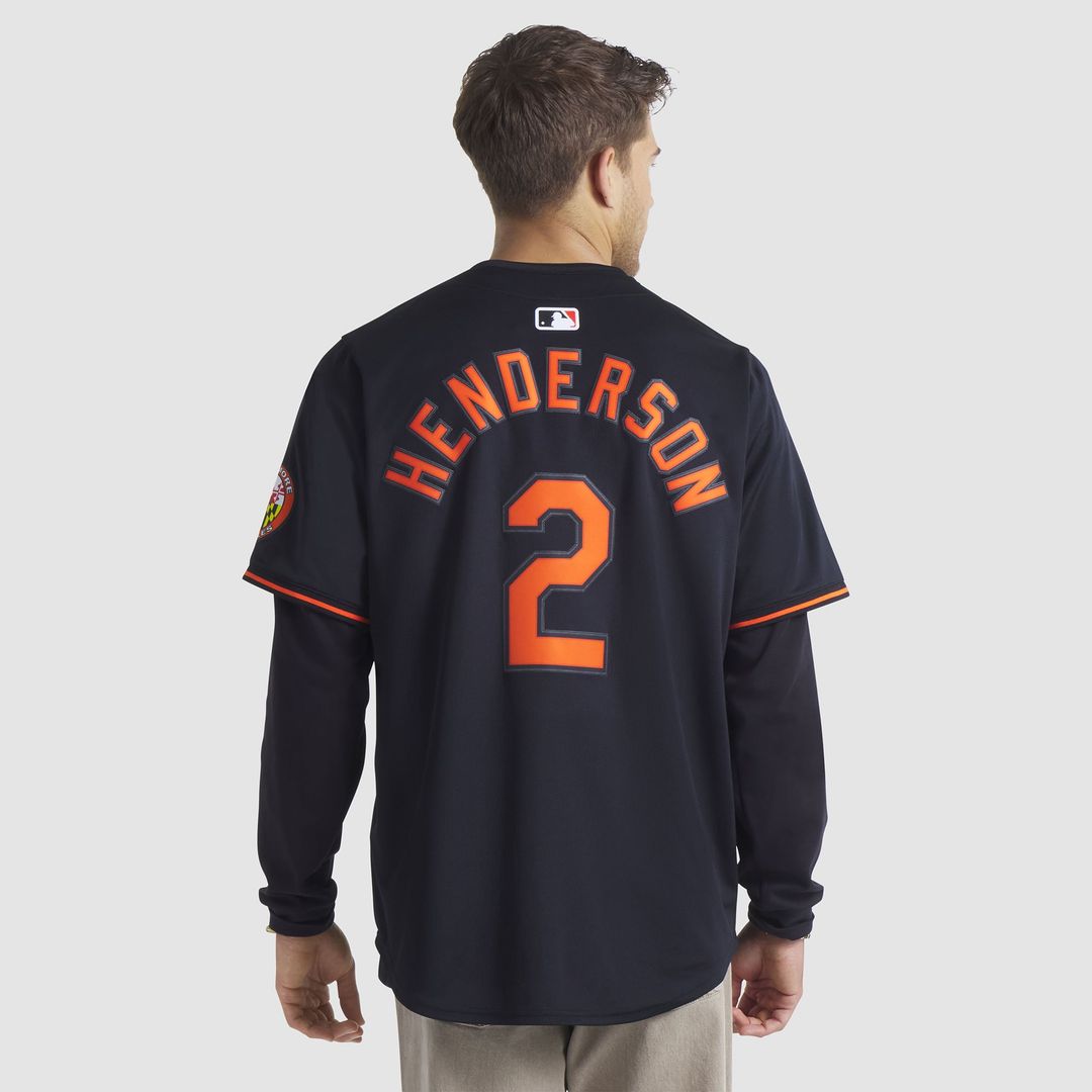 Men's Baltimore Orioles Gunnar Henderson Nike Black Alternate Limited Player Jersey