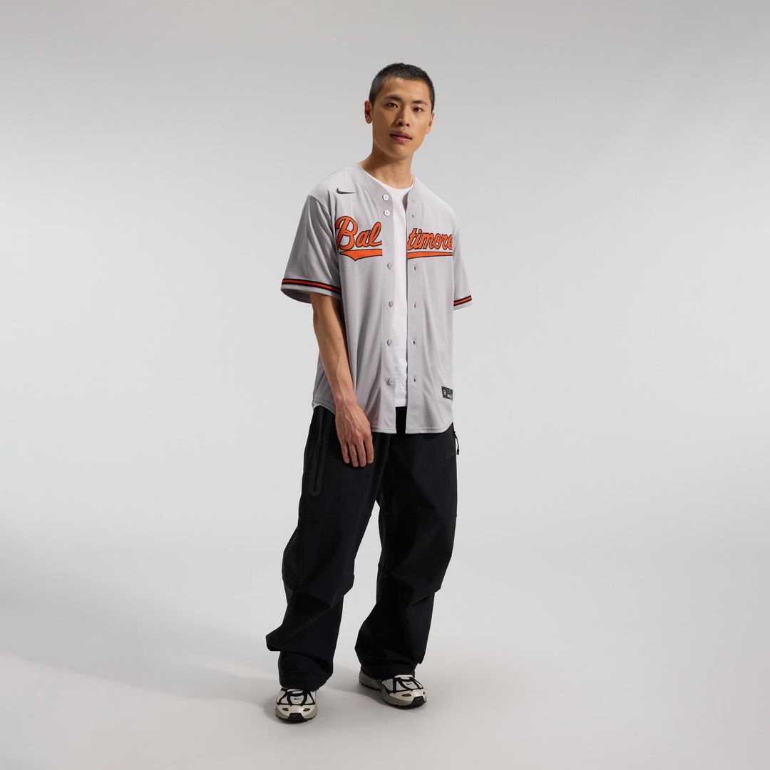 Men's Baltimore Orioles Nike Gray Road Replica Team Jersey