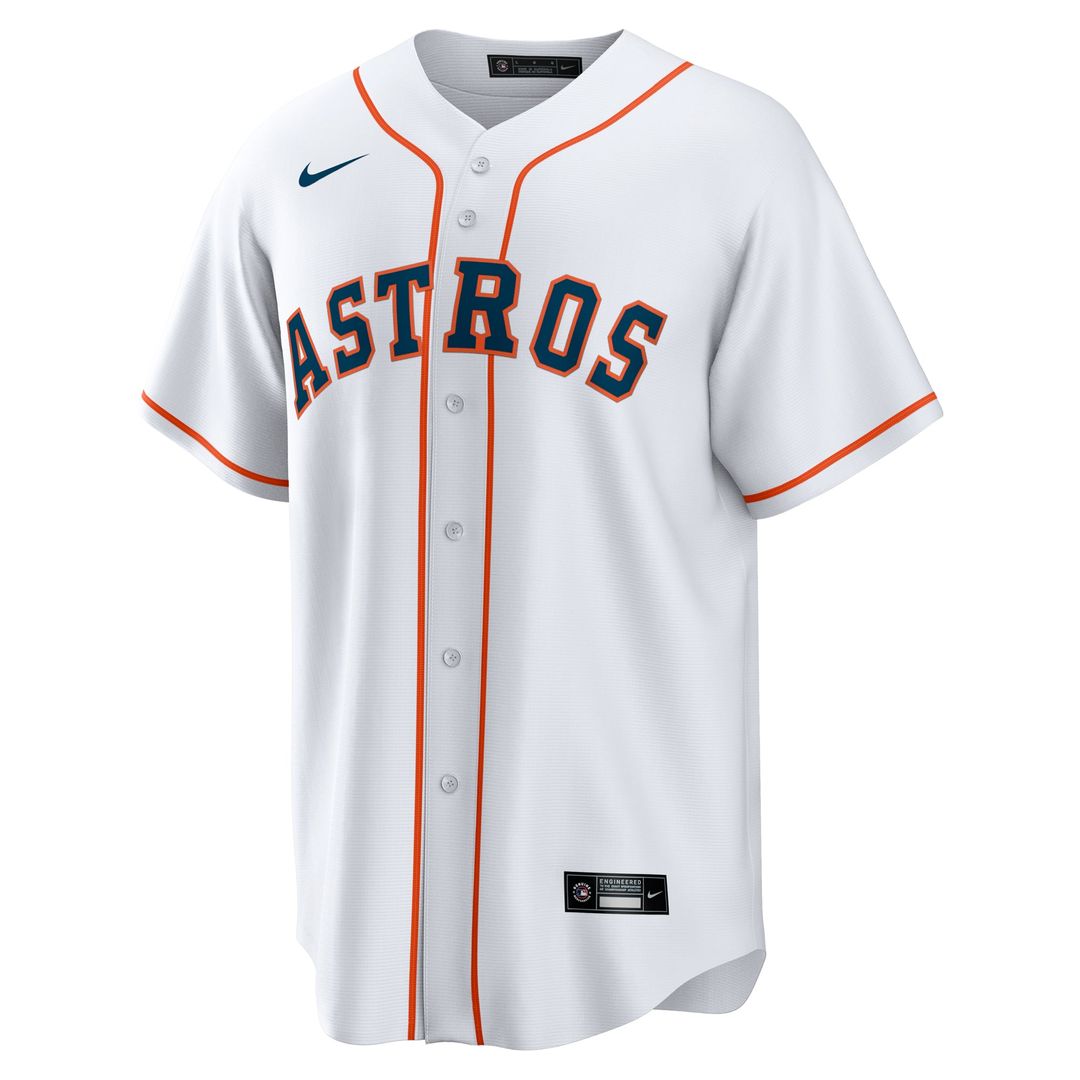 Men's Houston Astros Jeremy Peña Nike White Home Replica Jersey