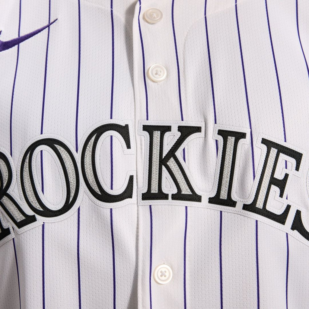Men's Colorado Rockies Nike White Home Limited Jersey