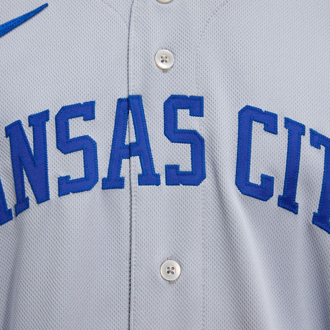 Men's Kansas City Royals Nike Gray 2022 Road Authentic Jersey