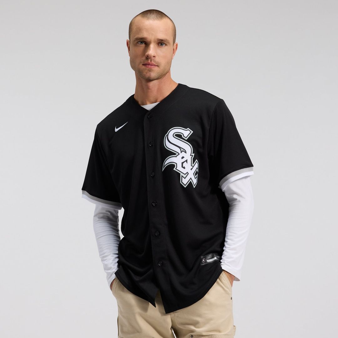Men's Chicago White Sox Nike White Home Replica Team Jersey