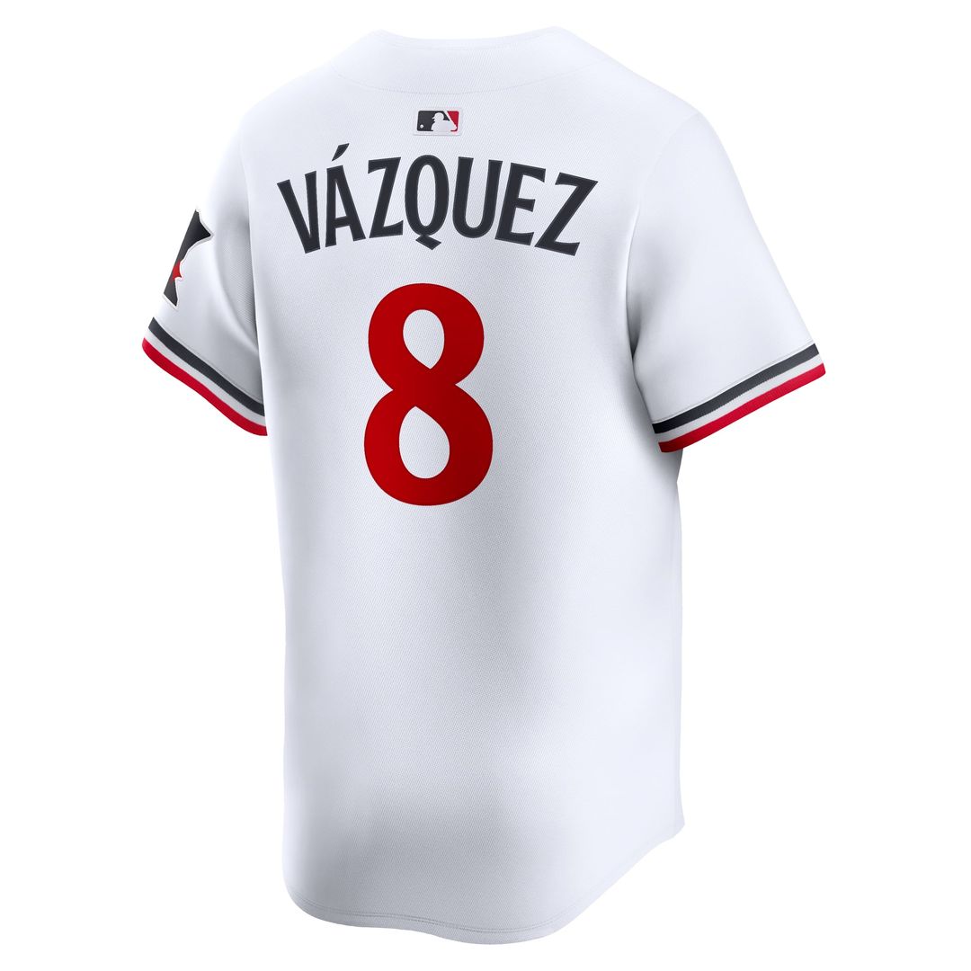 Men's Minnesota Twins Christian Vázquez Nike White Home Limited Jersey