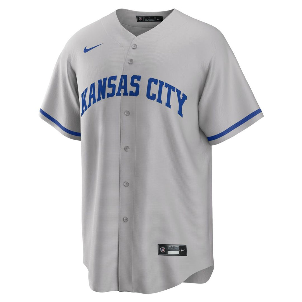 Men's Kansas City Royals Nike Gray Road Replica Team Jersey