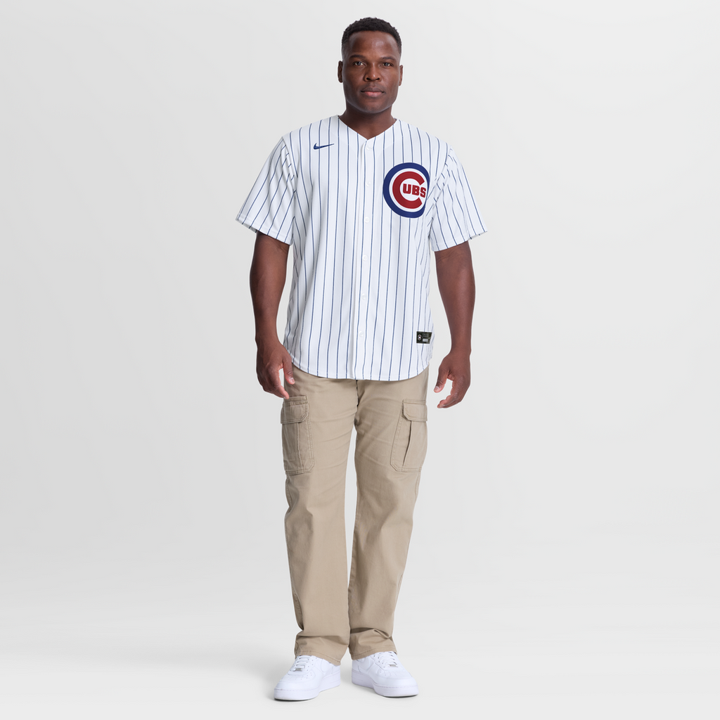 Men's Chicago Cubs Alex Bregman Nike White Home Replica Jersey