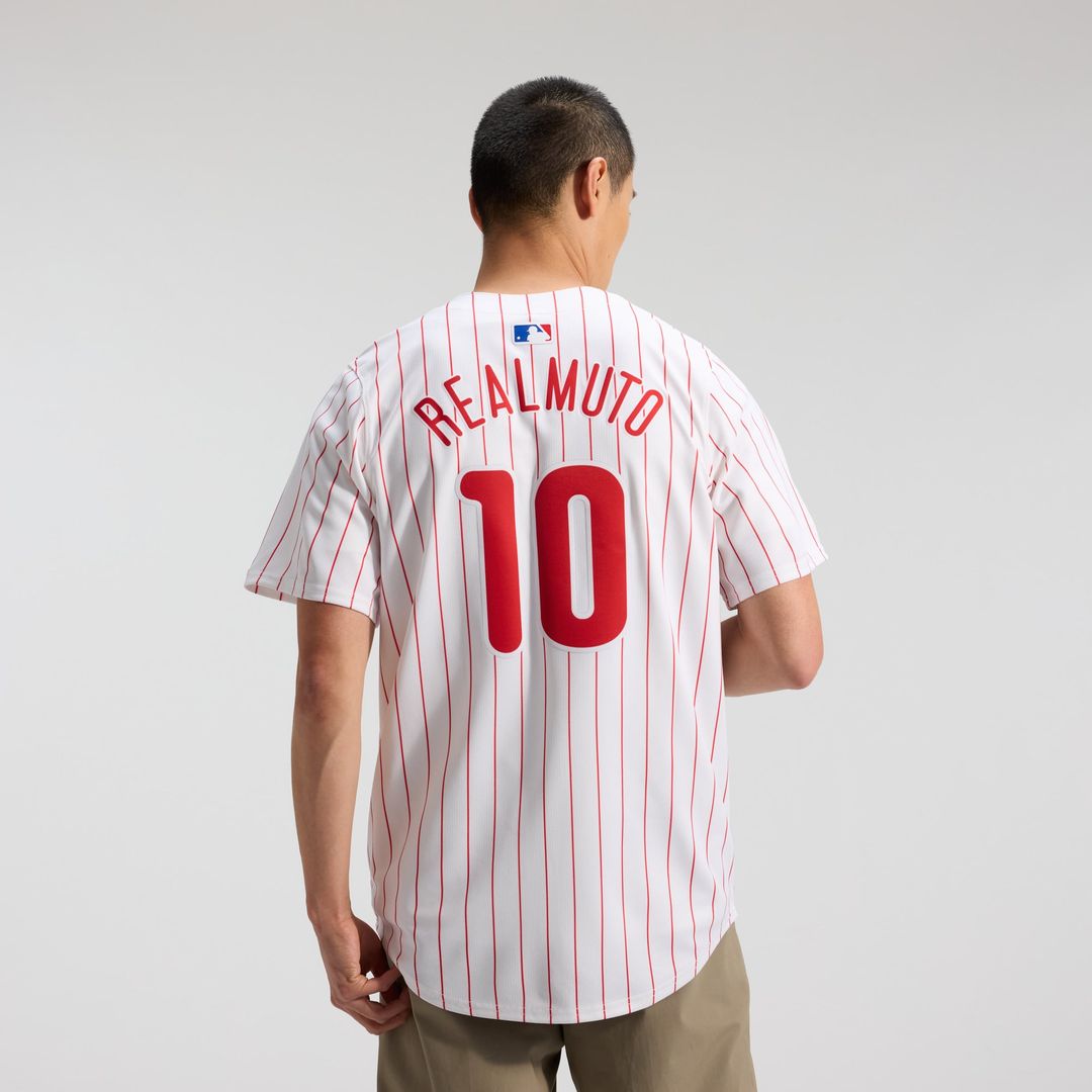 Men's Philadelphia Phillies J.T. Realmuto Nike White Home Limited Player Jersey
