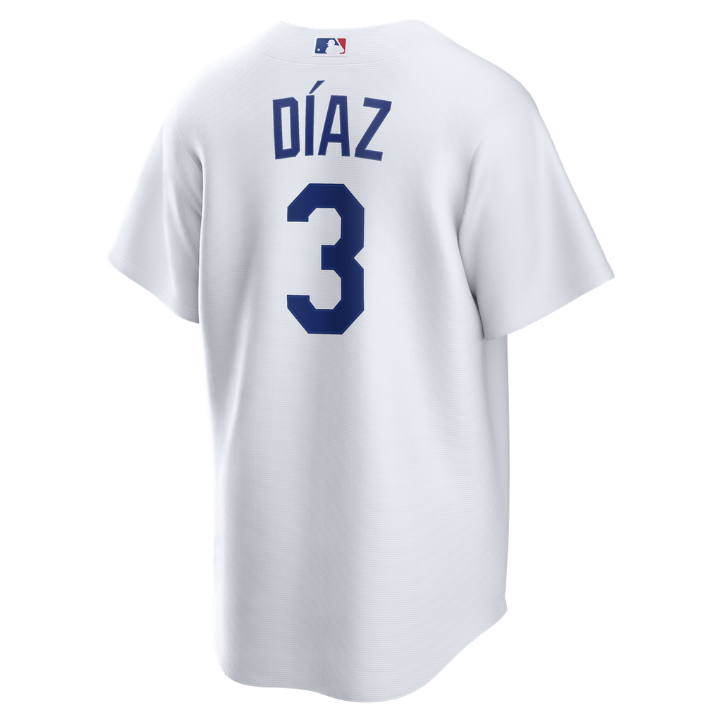 Men's Los Angeles Dodgers Edwin Díaz Nike White Home Replica Jersey
