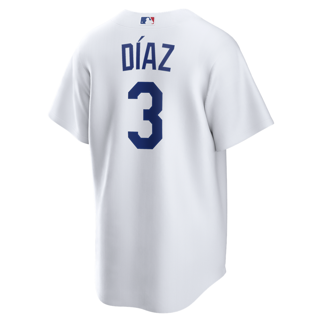 Men's Los Angeles Dodgers Edwin Díaz Nike White Home Replica Jersey