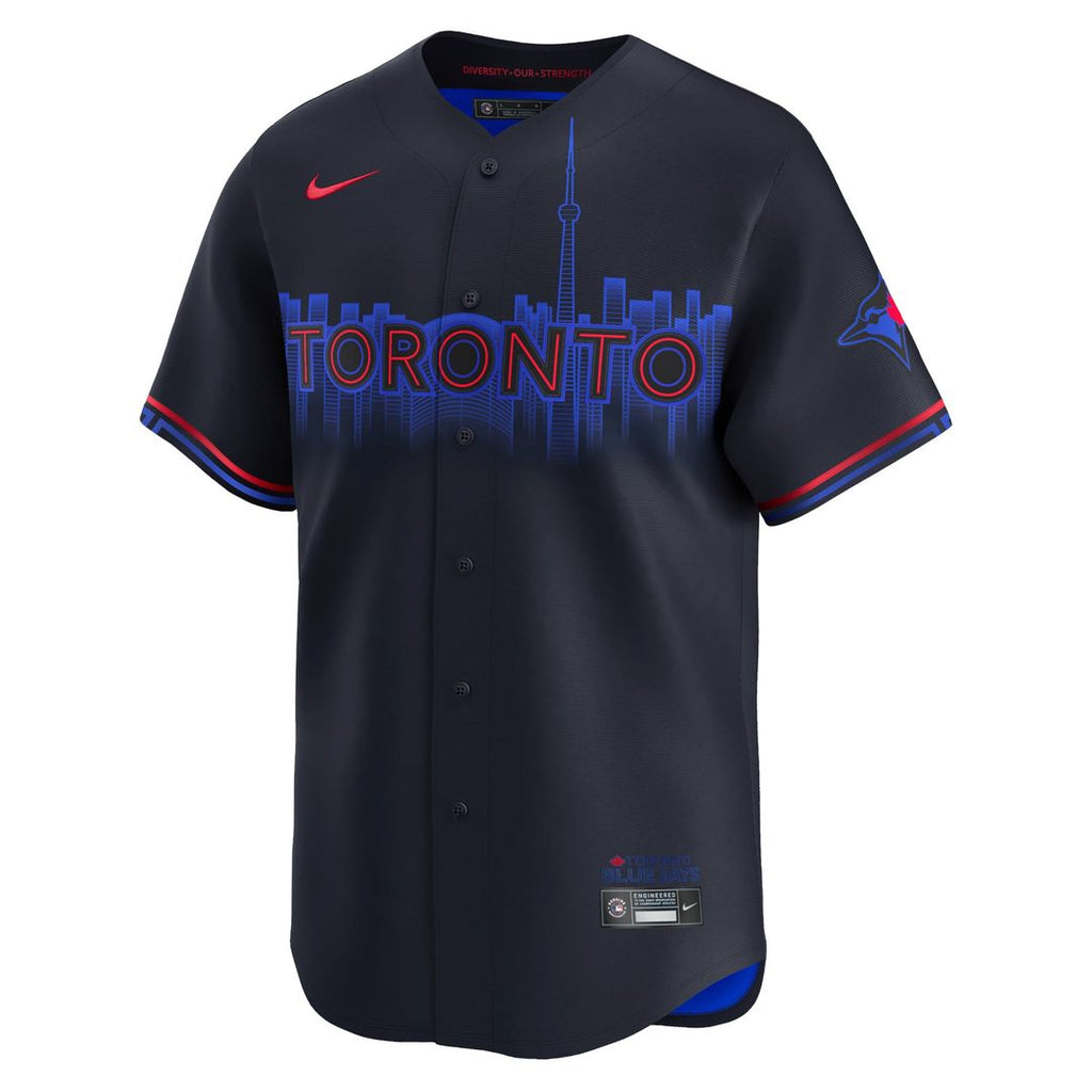 Men's Toronto Blue Jays  Nike Navy 2024 City Connect Limited Jersey