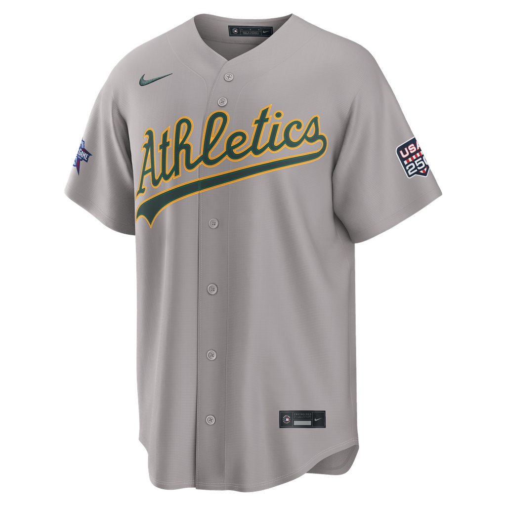 2026 All-Star Game Men's Athletics Shea Langeliers Nike Gray Replica Jersey