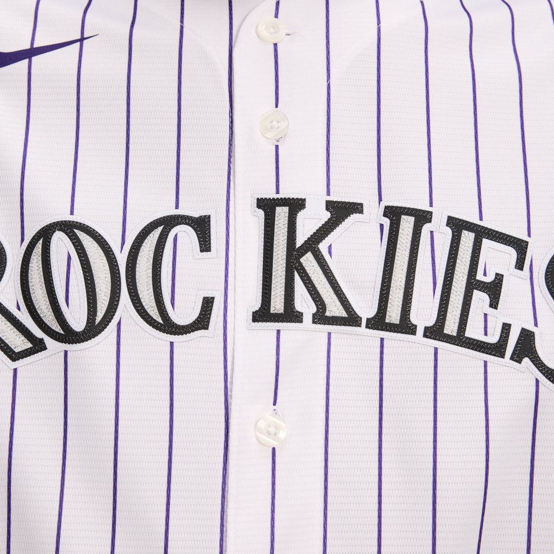 Men's Colorado Rockies Nike White Home Replica Team Jersey