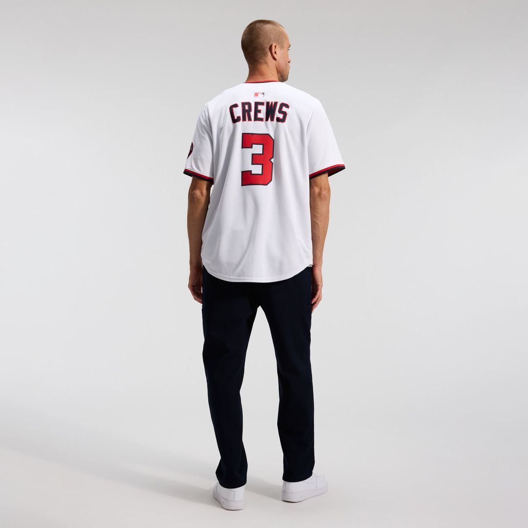 Men's Washington Nationals Dylan Crews Nike White Home Limited Player Jersey