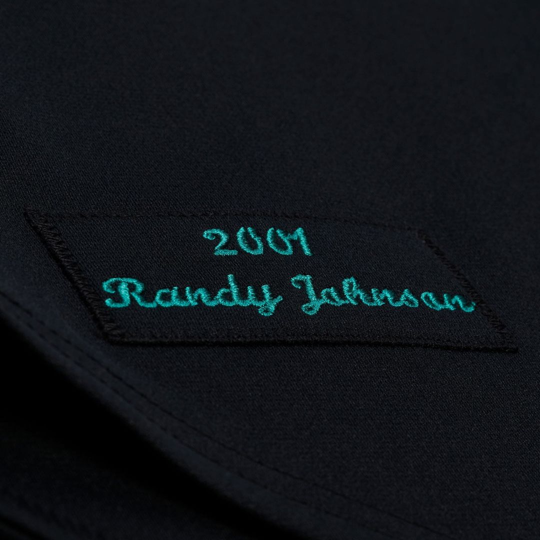 Men's Arizona Diamondbacks Randy Johnson Mitchell & Ness Black 2001 Authentic Jersey